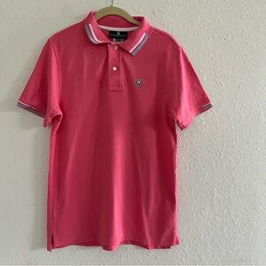 Psycho Bunny Big Boys Size 4 Short Sleeve Irving Pique Polo Shirt